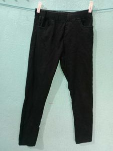 🌑 Dark Black Jeans For Girls 30 Inch waist