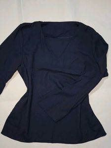 Elegant Black Long Sleeve Top