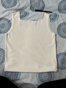 Cute white tank top