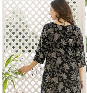 Floral Print Tunic Top