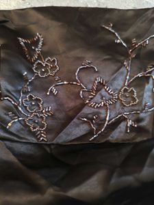 Elegant Brown beaded Dress