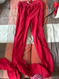 Red Stretchy Leggings