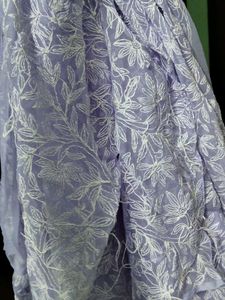 Floral Embroidered Fabric