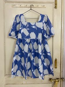 Floral Puff Sleeve Dress