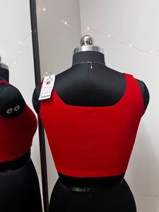 Red Top With Removable Padding