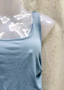 Blue Bodycon Mini Dress