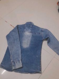 American Flag Denim Shirt