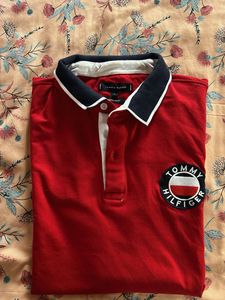 Tommy Hilfiger Red Polo Tshirt