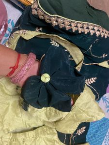 Beautiful Saree With Designer Blouse