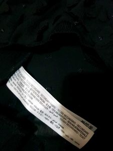 Zara Textured Floral Applique Jacket