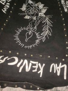 Unique Graphic Denim Jacket