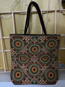 Embroidered Tote Bag