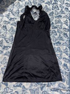 Chic Black Mini Slip Dress