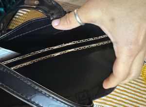 OG Tagged Ted Baker Metal Bow Small Tote