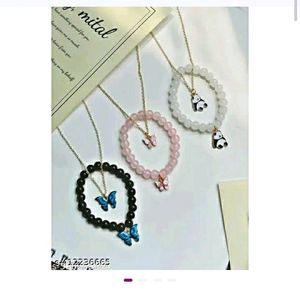 Set Of Any Two Bracelet And Necklace