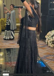 Black Embellished Lehenga Choli