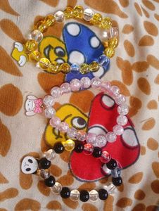 Kawaii Charm Beaded Bracelets
