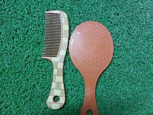 Vintage Mirror Comb Set