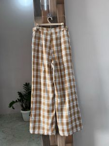 SHEIN PLAID HIGHWAIST TROUSER