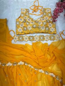 🆕️🆕️Lehenga Saree For Haldi