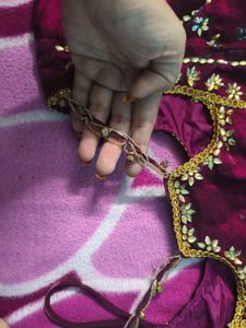 Burgundy Indian Frock
