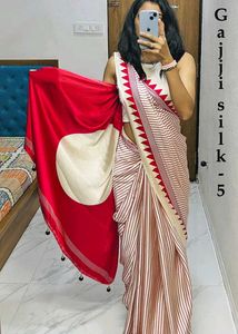 Elegant Striped Saree