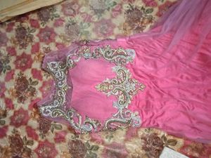 Elegant Pink Ethnic Gown