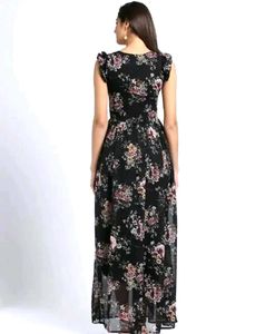 Floral Print Maxi Dress,