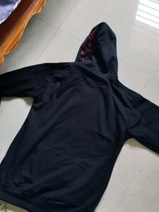 Black Zip-Up Hoodie