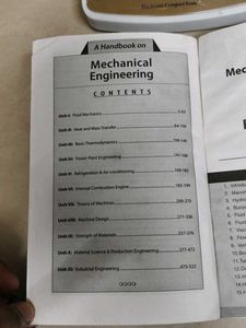 Mechanical Engineering Handbook - ESE, GATE, PSUs