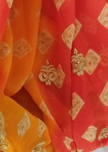 Bandhani Design Saree