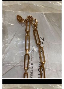 Zara Paper Clip Necklace