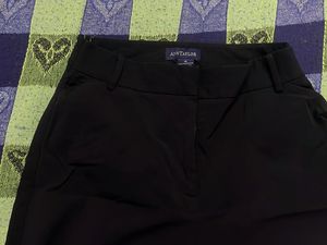Black Flared Leg Pants