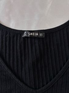Shein Black T-shirt