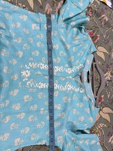 Elegant Blue Printed Kurta