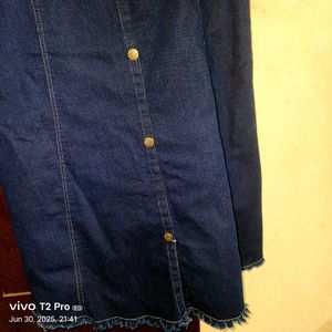Denim Bodycon Mini Dress
