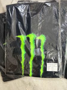 MONSTER ENERGY BLACK COTTON TSHIRT L(42)