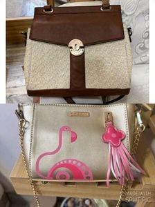 Combo Chumbak Bag+dune London Bag ( Check Flaw)