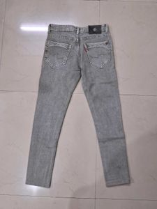Gray Denim Jeans