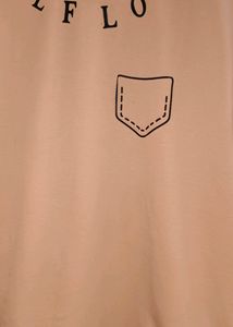 COTTON REGULAR PEACH COLOUR NEW TSHIRT 🍑