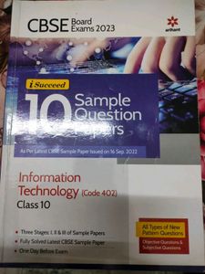 Class 10 IT Sample Paper From Arihant
