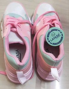 Layasa Pink &amp; Mint Sneakers