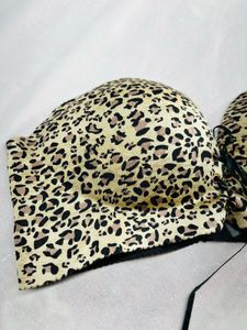 Leopard Print Bra