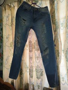 Habitually Chic Boyfriend Fit Distress Jeans