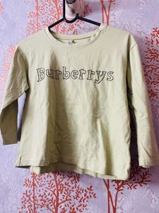 Burberrys Long Sleeve Tee