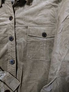 Corduroy Button-Down Jacket