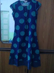 Blue Polka Dot Dress