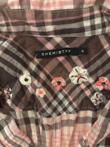 Chemistry Plaid Shirt Dress