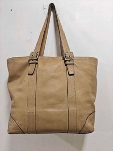 Vintage Coach Leather Tote Bag