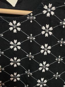 Max Black Kurta